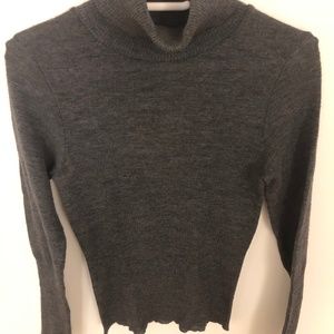 Club Monaco Wool Grey Turtleneck